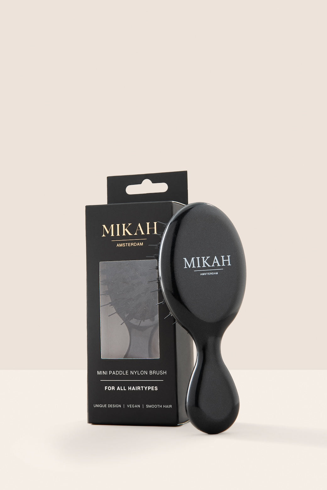 MIKAH - Mini Hair Brush Black Edition